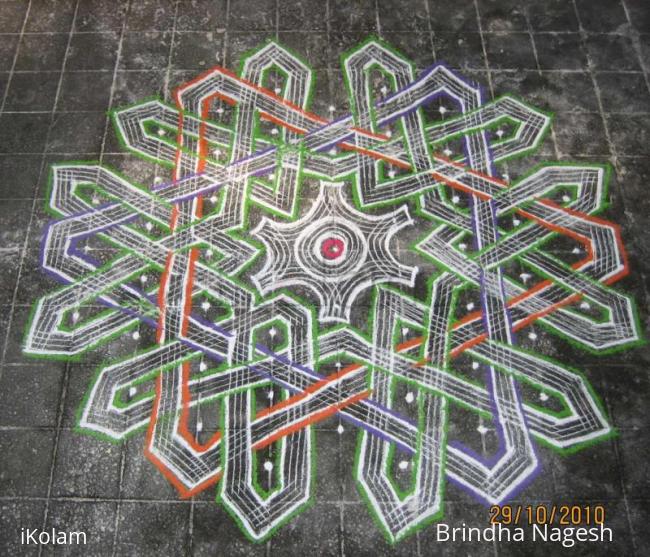 Rangoli: Copy cat Rangoli using Kuzhal