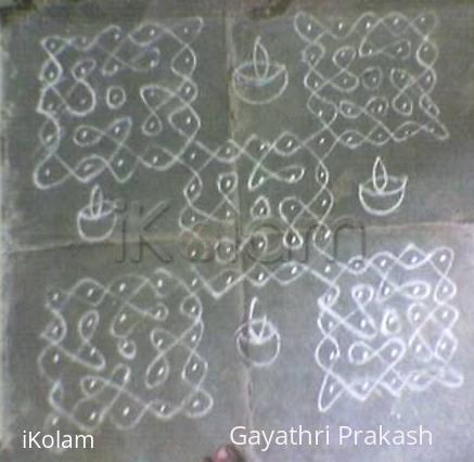 Rangoli: Deepavali Kolam