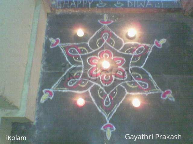 Rangoli: Deepavali Kolam