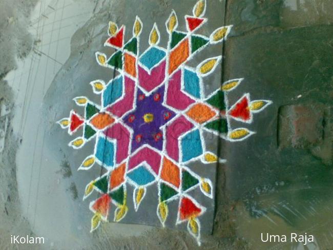 Rangoli: karthigai kolam