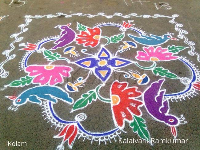 Rangoli: Free hand design