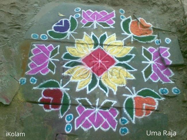 Rangoli: marghali rain kolam