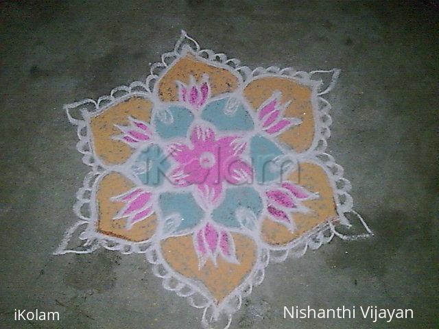 Rangoli: Flower rangoli