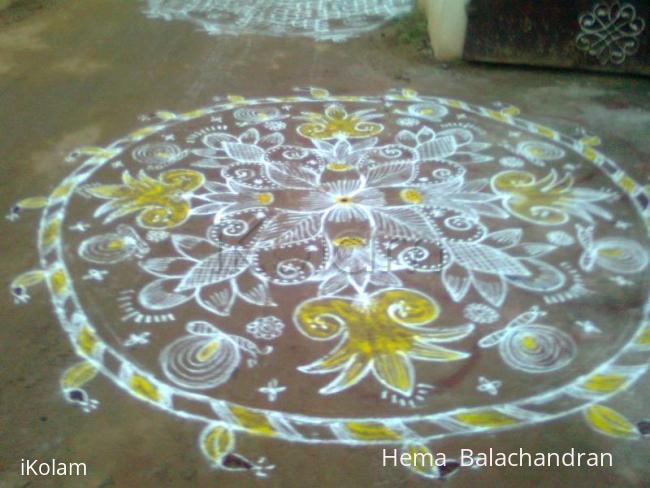 Rangoli: today's kolam