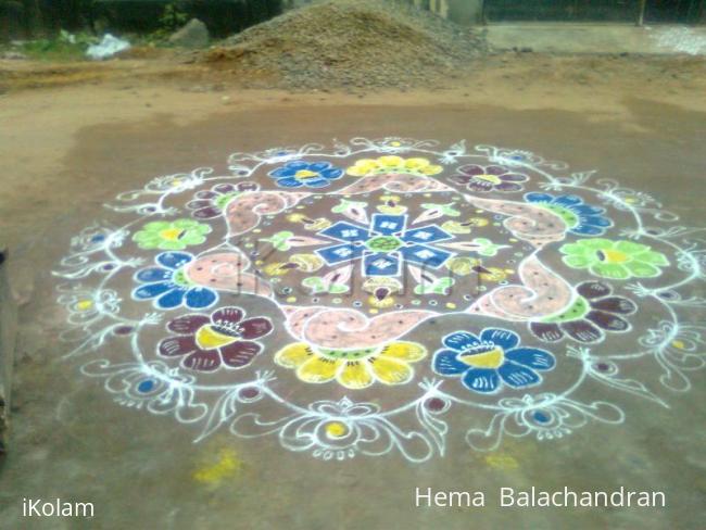 Rangoli: today's kolam