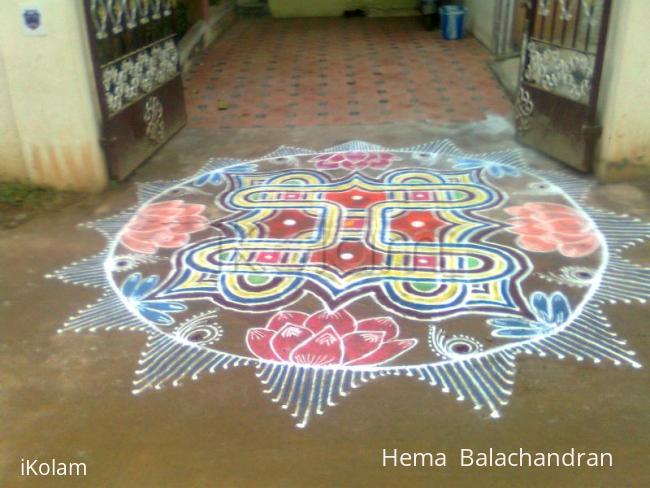 Rangoli: today's kolam