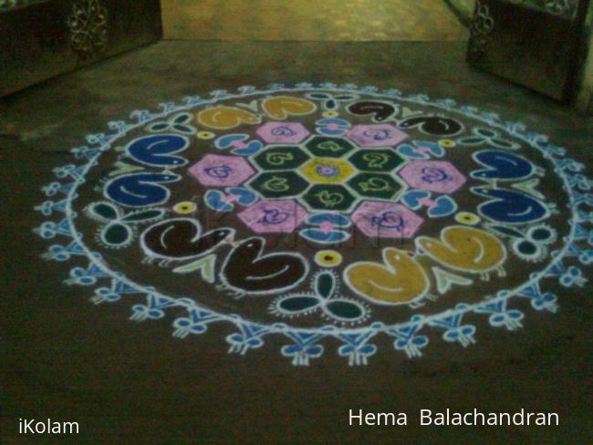 Rangoli: marghazhi month kolam