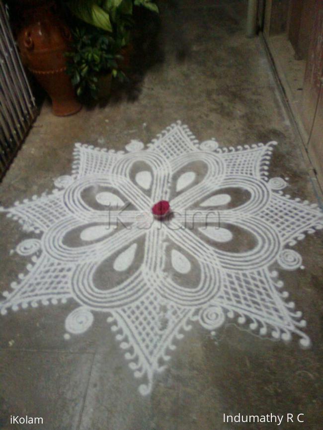 Rangoli: freehand rangoli