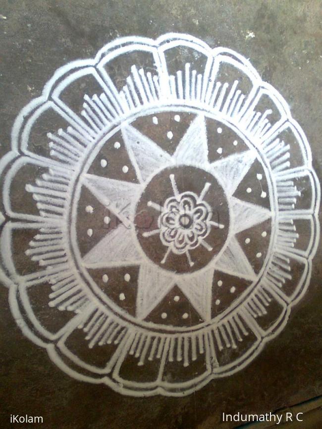 Rangoli: freehand rangoli 