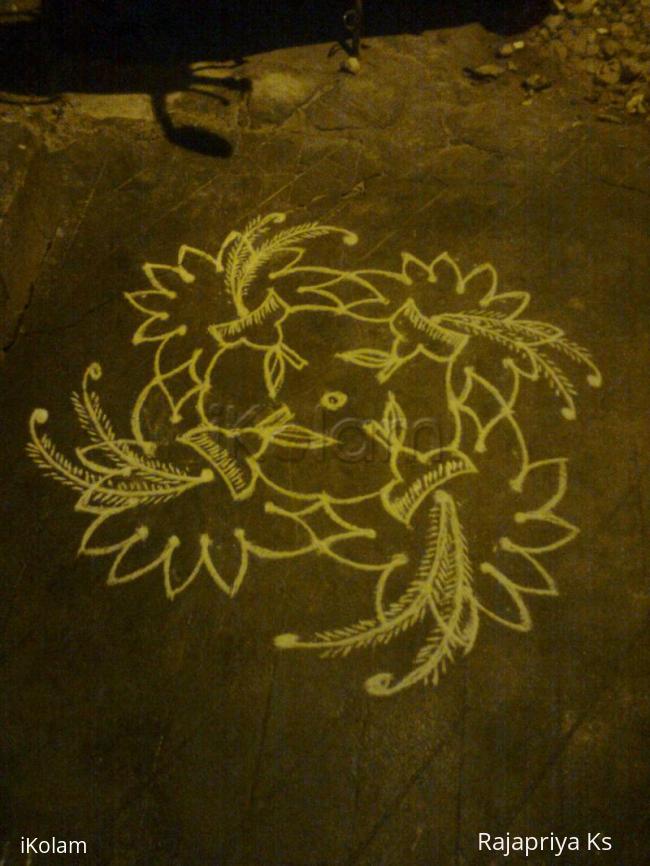 Rangoli: margazhi kolam