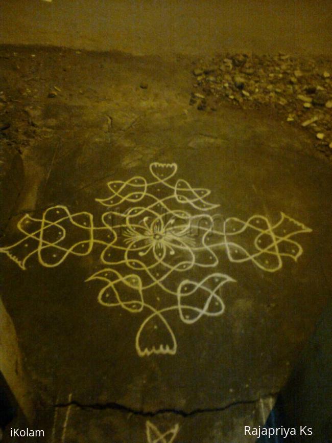 Rangoli: For Margazhi dew drops kolam contest 2011