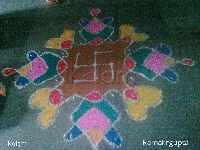 Rangoli: Dots and colors