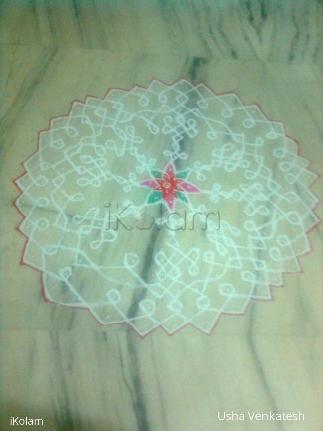 Rangoli: Circular kolam