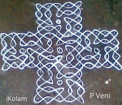 Rangoli: Sikku Kolam -16