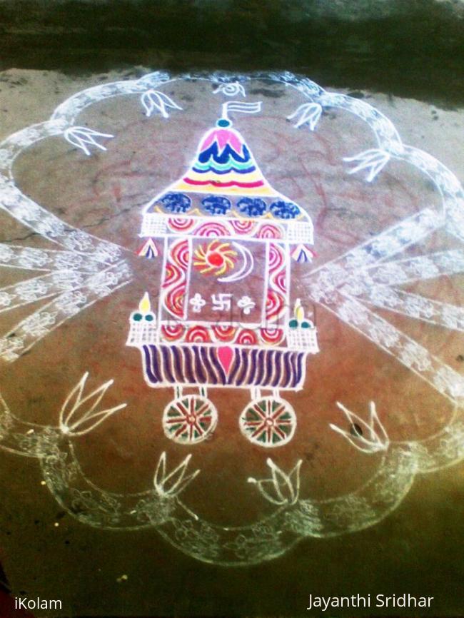 Rangoli: Rathasapthami Kolam