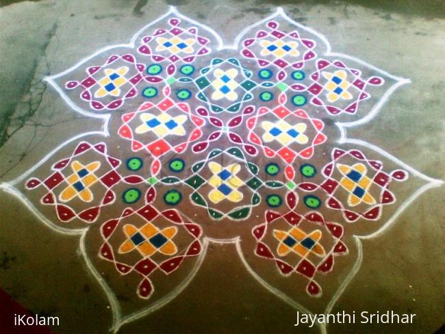 Rangoli: Sikku Kolam For Contest - Jasree