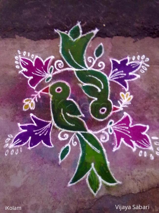 Rangoli: dotted kolam