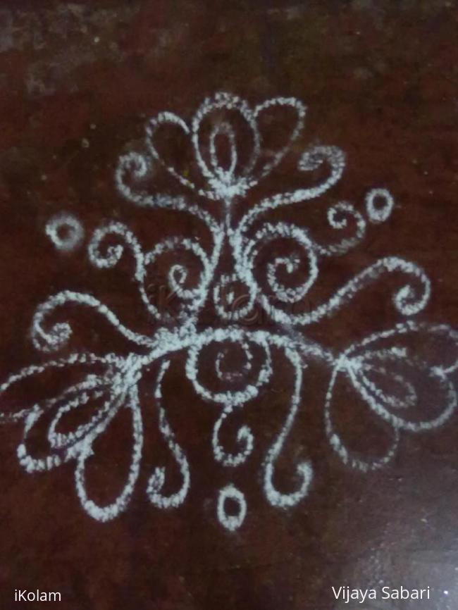 Rangoli: free hand drawing