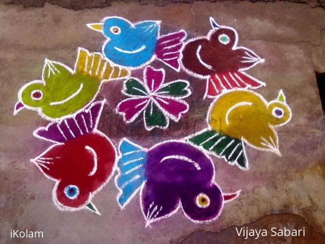 Rangoli: dotted kolam