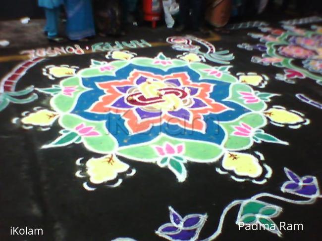 Rangoli: pongal rangoli