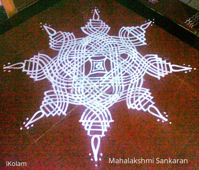 Rangoli: Thiruvathira Kolam