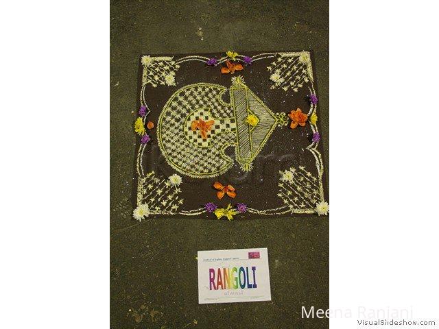 Rangoli: Mandana style for Diwali rangoli dublin 2010