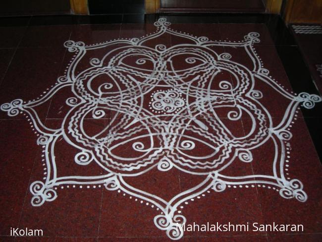 Rangoli: Navarathri day - 9