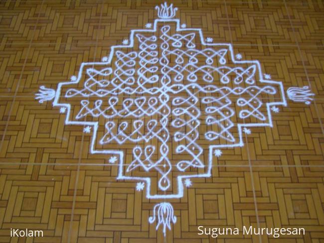 Rangoli: chikku kolam