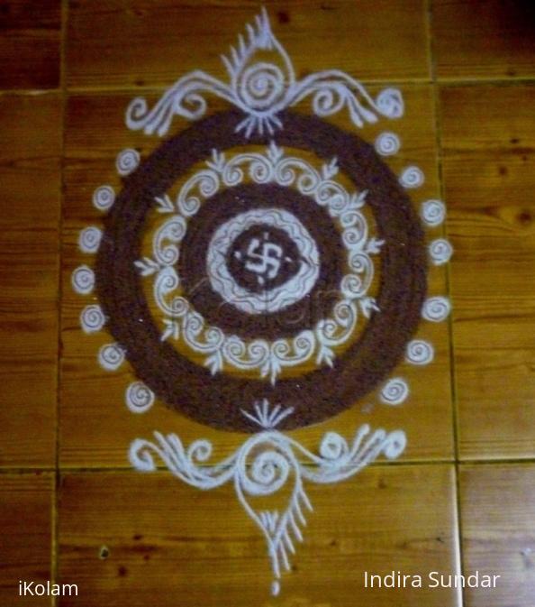 Rangoli: B'day  Kolam