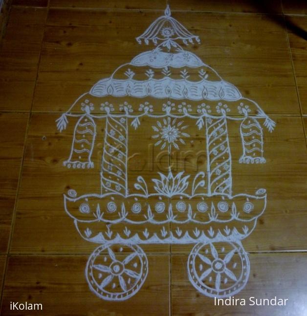 Rangoli: White Ratham 