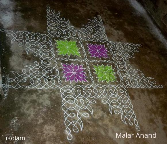 Rangoli: Star Sikku kolam