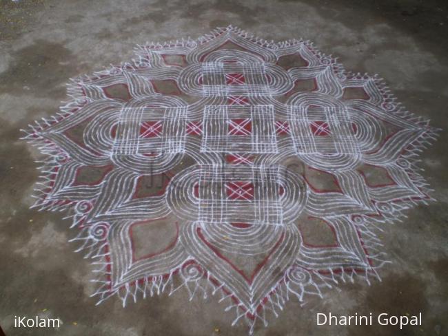 Rangoli: pongal kolam