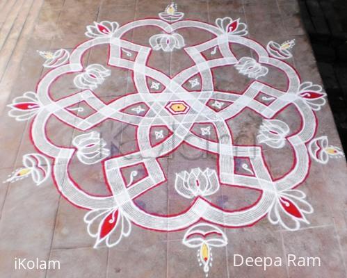 Rangoli:  special Diwali wish kolam to ikolamites