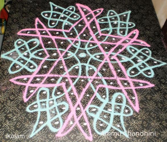 Rangoli: Rainy day kolam