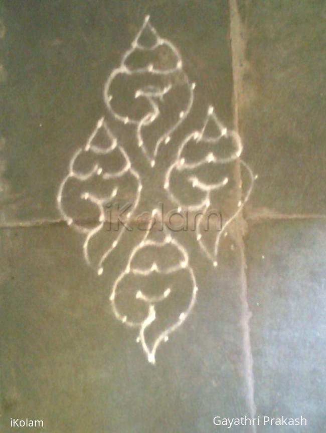 Rangoli: Shanku Kolam (Conch)