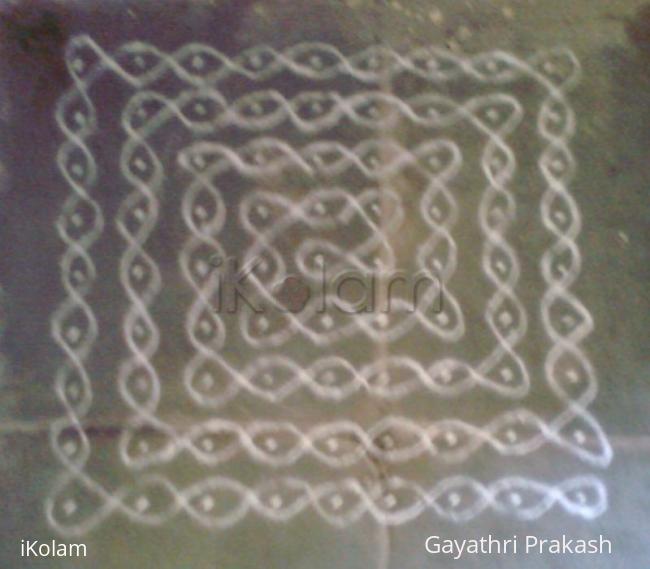 Rangoli: Chikku kolam