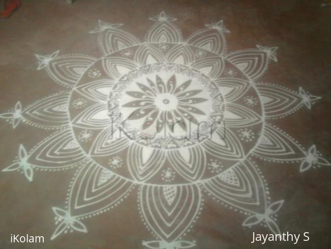 Rangoli: Navratri kolam