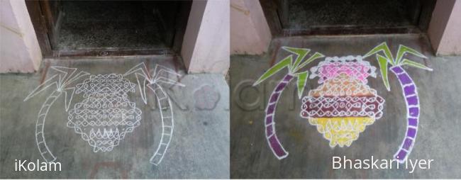 Rangoli: pongal kolam1/ marghazi contest