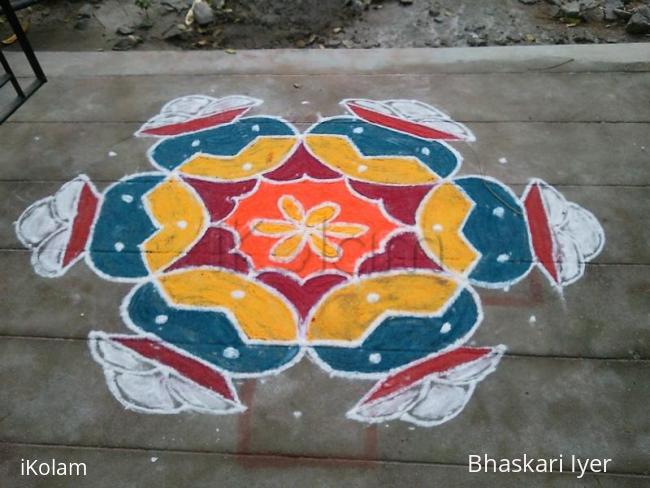 Rangoli: pongal kolam 2