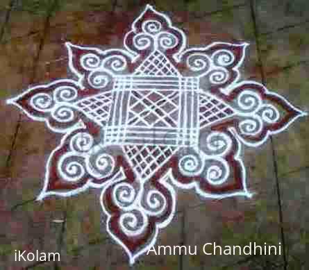 Rangoli: friday kolam