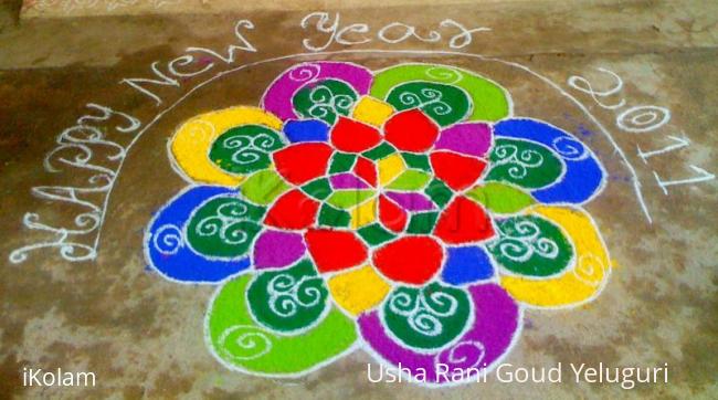 Rangoli: New year rangoli - 2011