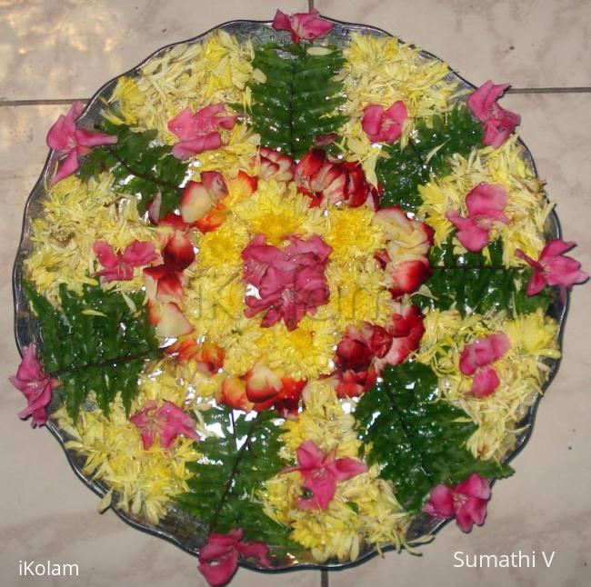 Rangoli: Poo Kolam