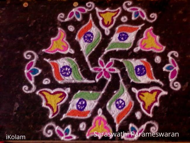 Rangoli: Republic Day