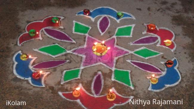 Rangoli: dotted kolam