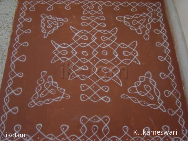 Rangoli: Sikku Kolam 5