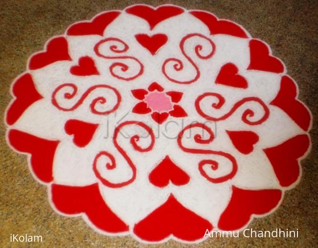 Rangoli: VALENTINE DAY SPL KOLAM