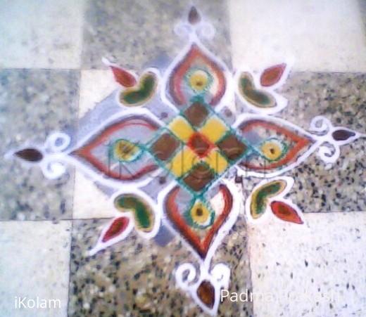 Rangoli: Wet-Mavu-Kolam-6