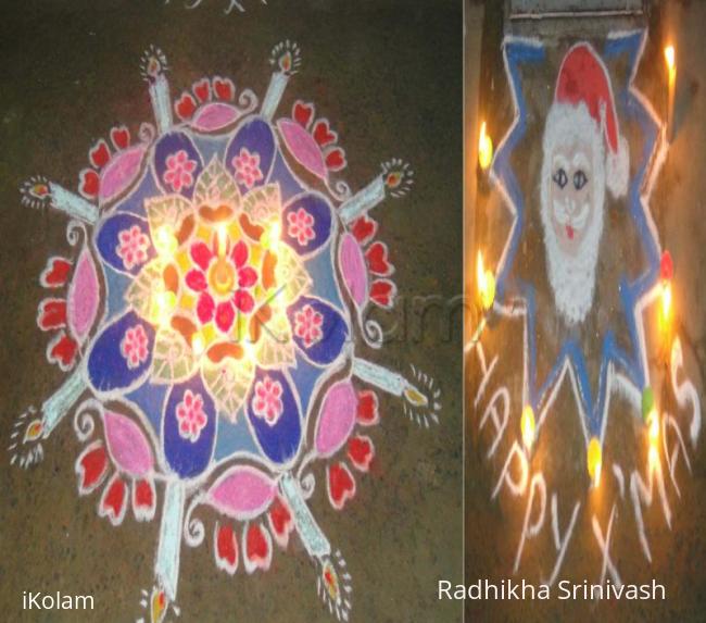 Rangoli: X mas rangoli