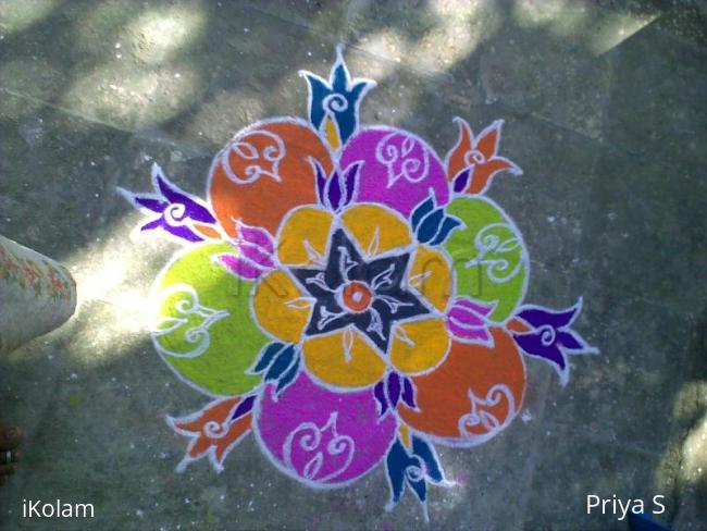 Rangoli: Marghazhi Rangoli - On Christmas day