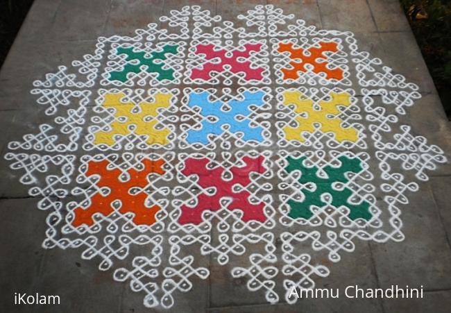 Rangoli: 1st Anniversary kolam